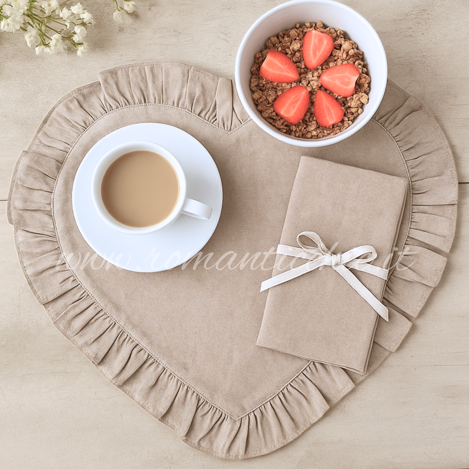 Set Americano Cuore Element Lovely Shabby