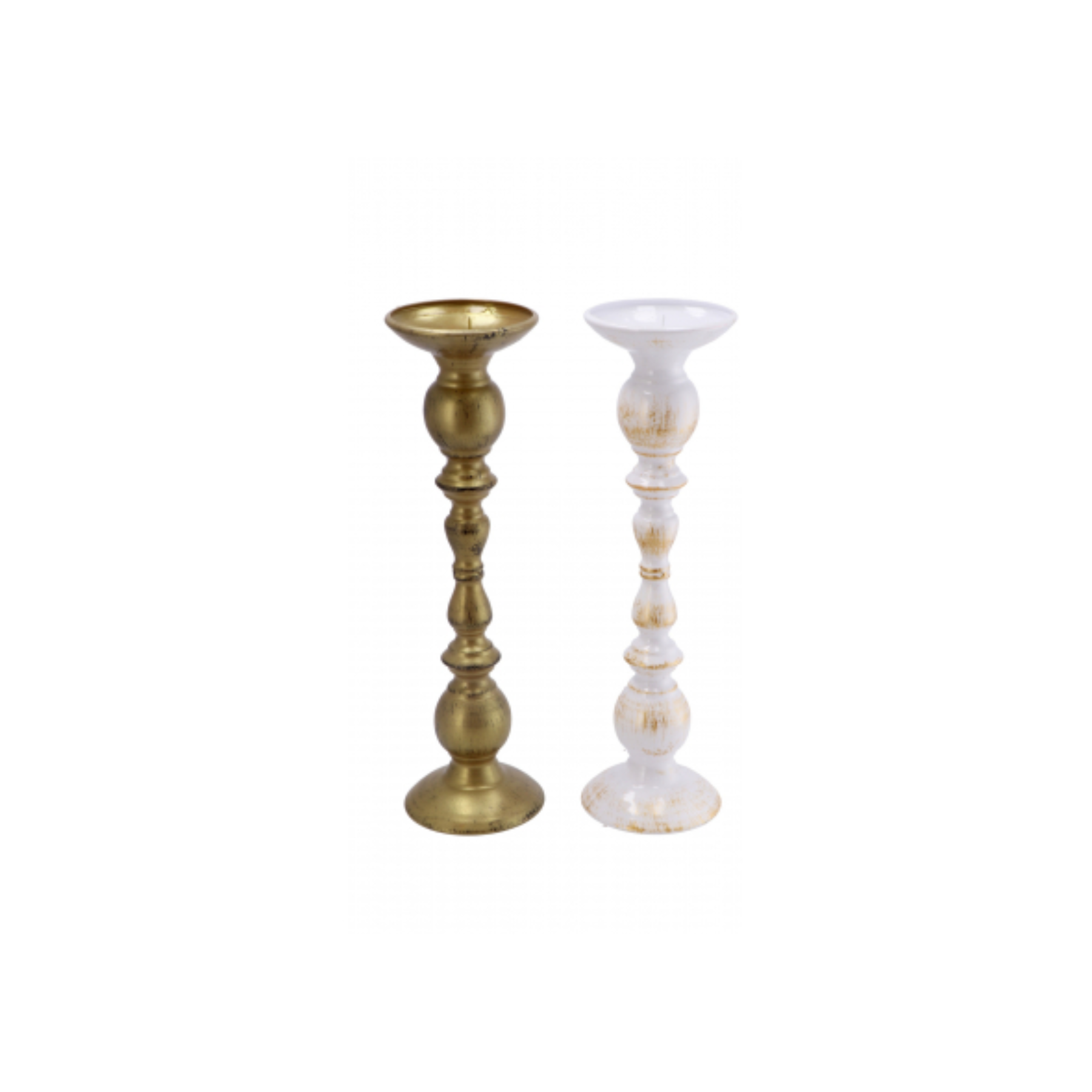 Portacandela Shabby Gold