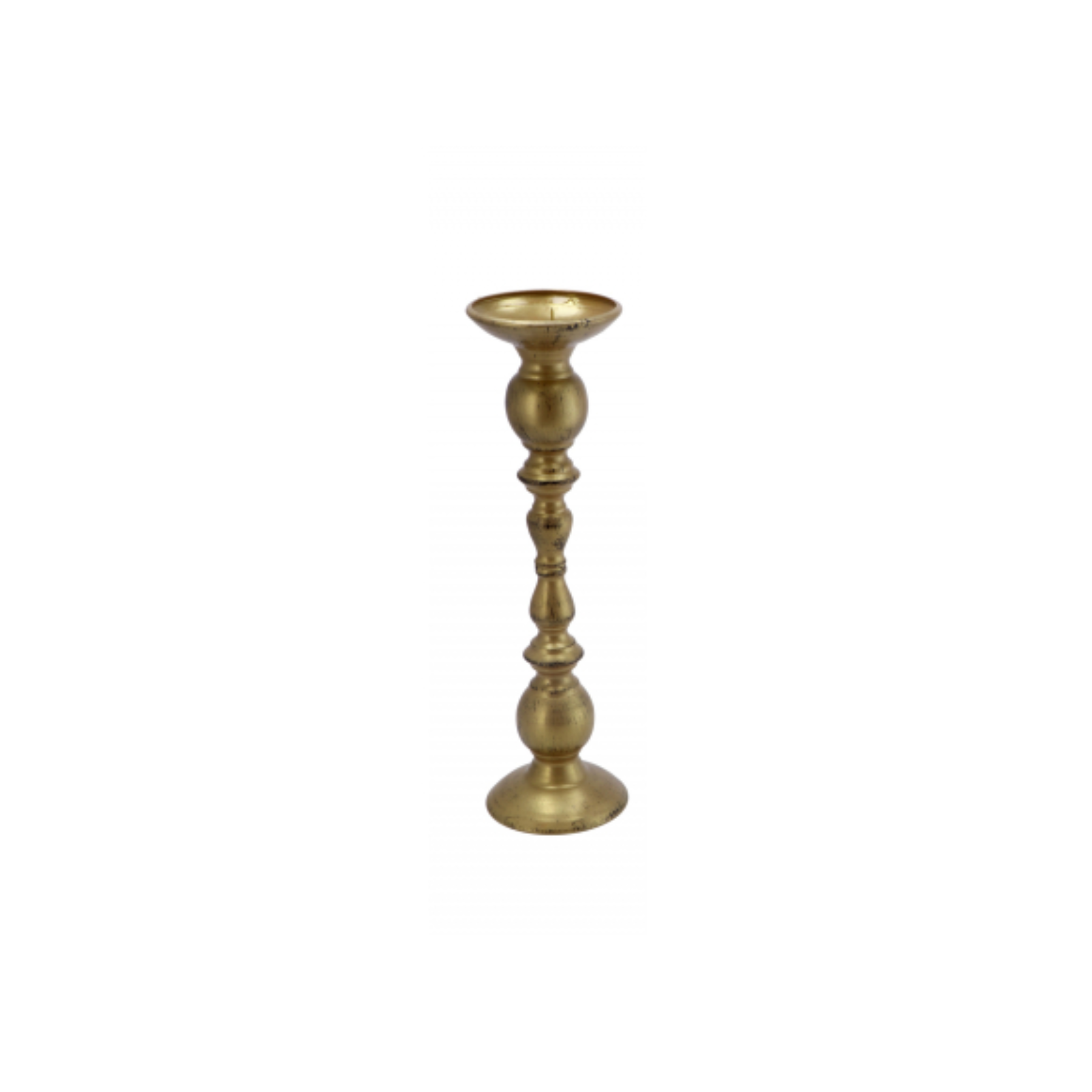 Portacandela Shabby Gold