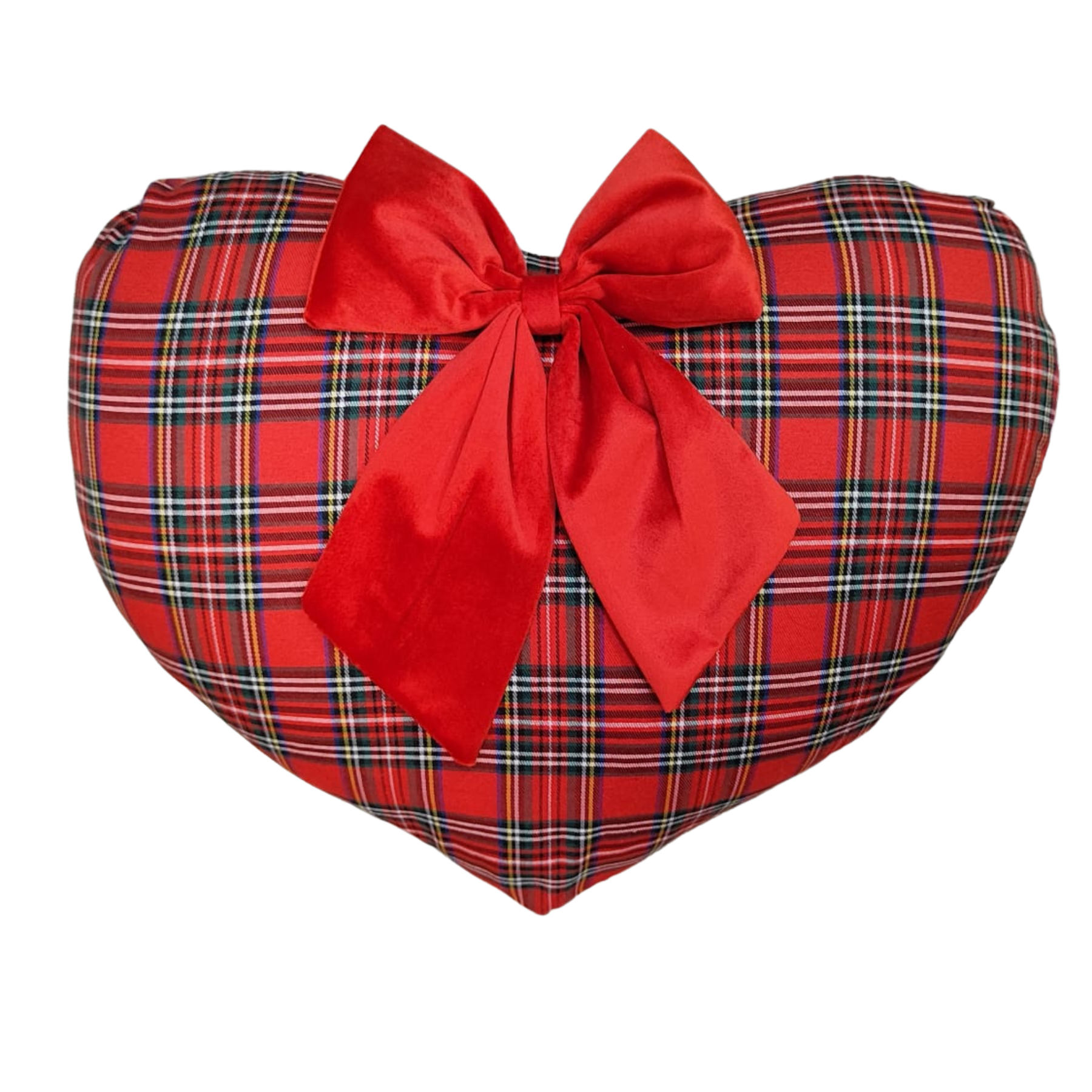 Cuscino Tartan Cuore Lovely Shabby