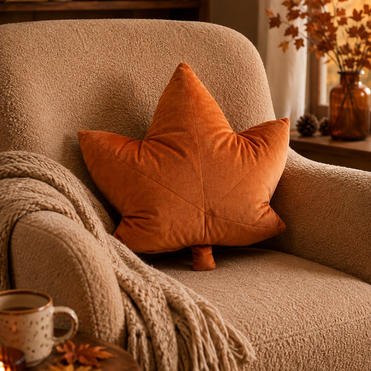 Cuscino Foglia d&