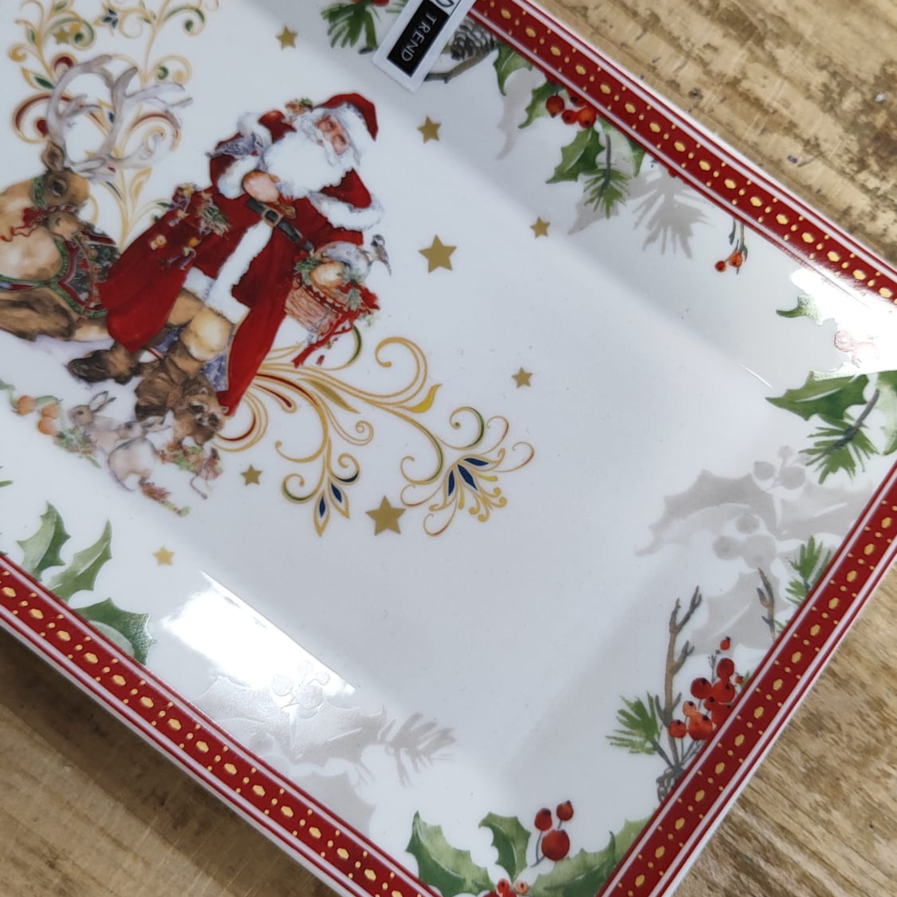 Vassoio Rettangolare Babbo Natale