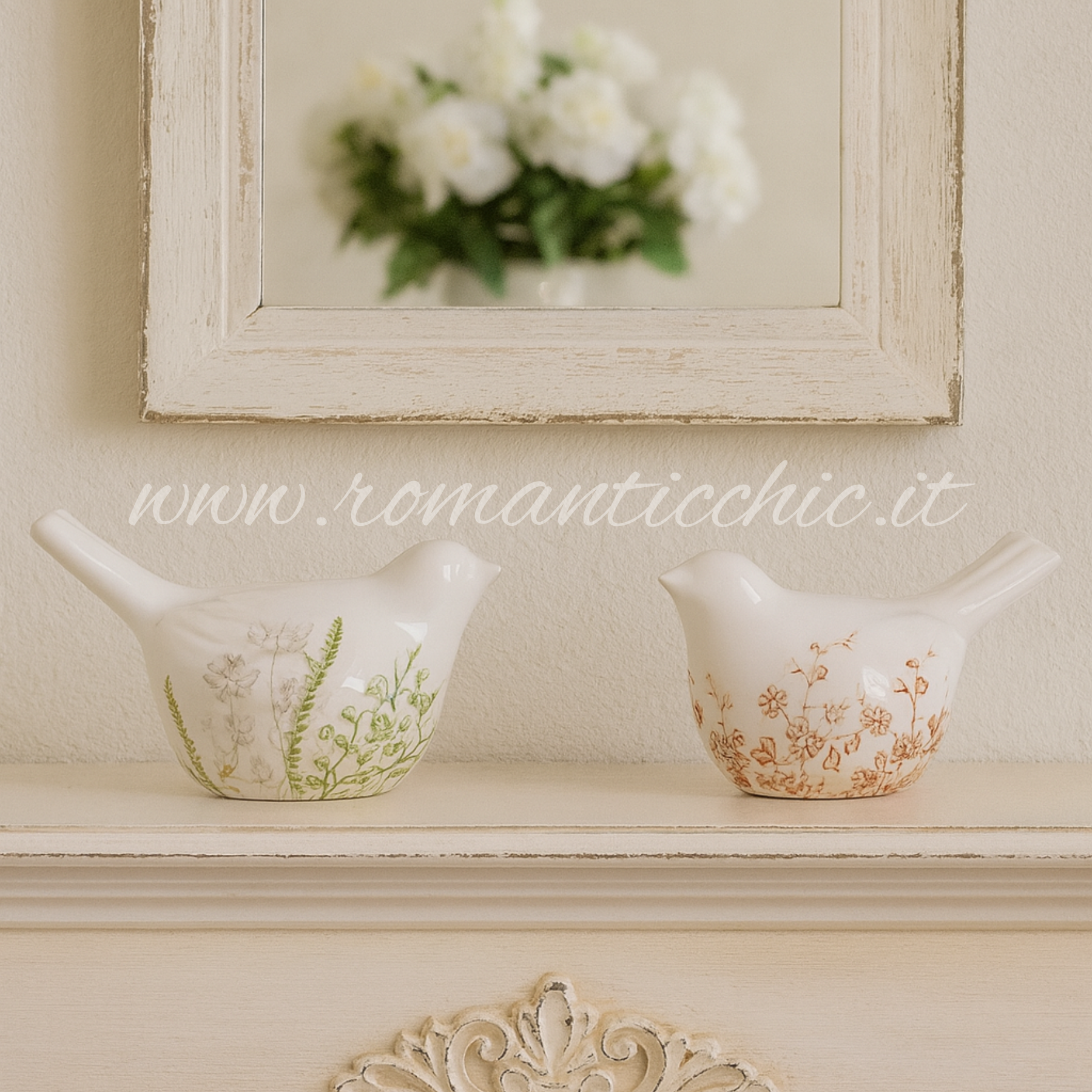 Decorazione Uccellino Botanica