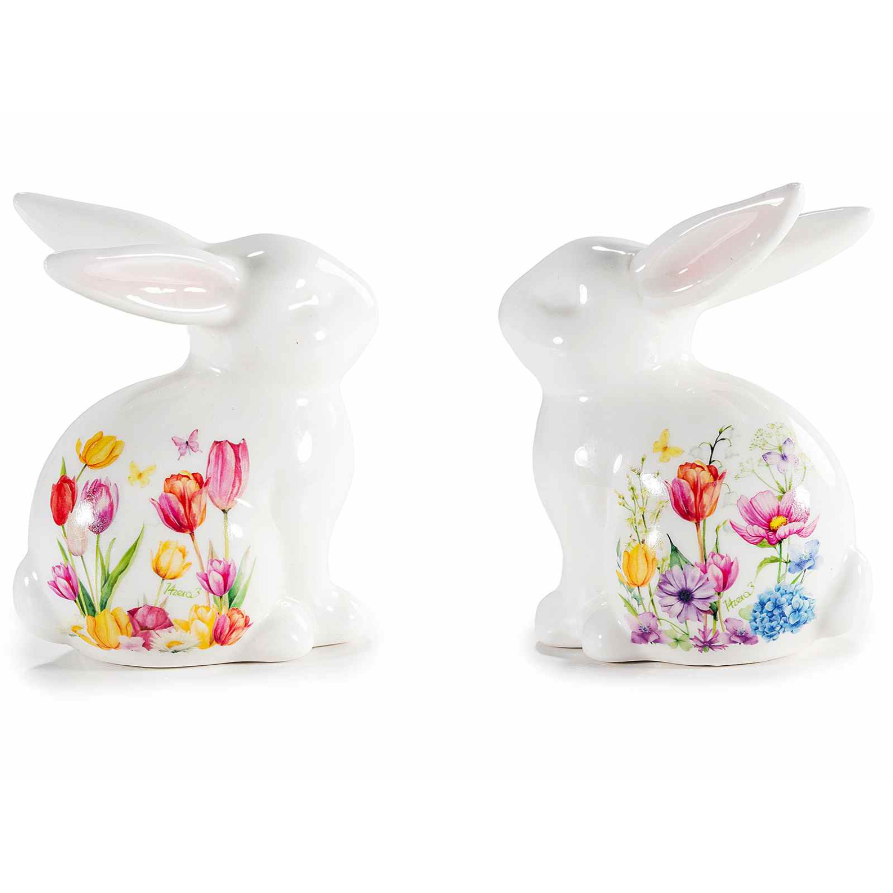 Coniglio Decorativo Tulipani PREORDINE