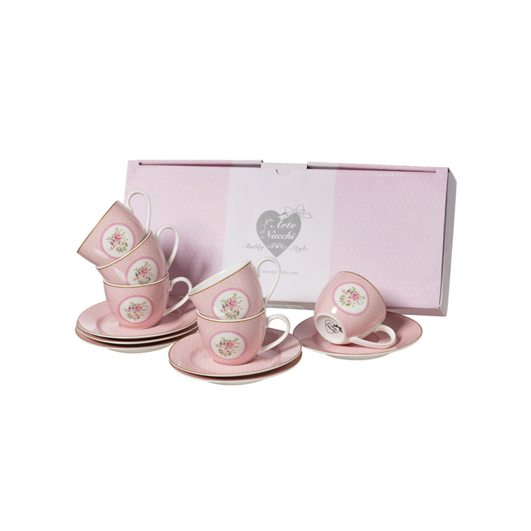 Servizio Tazzine Camelia Nacchi