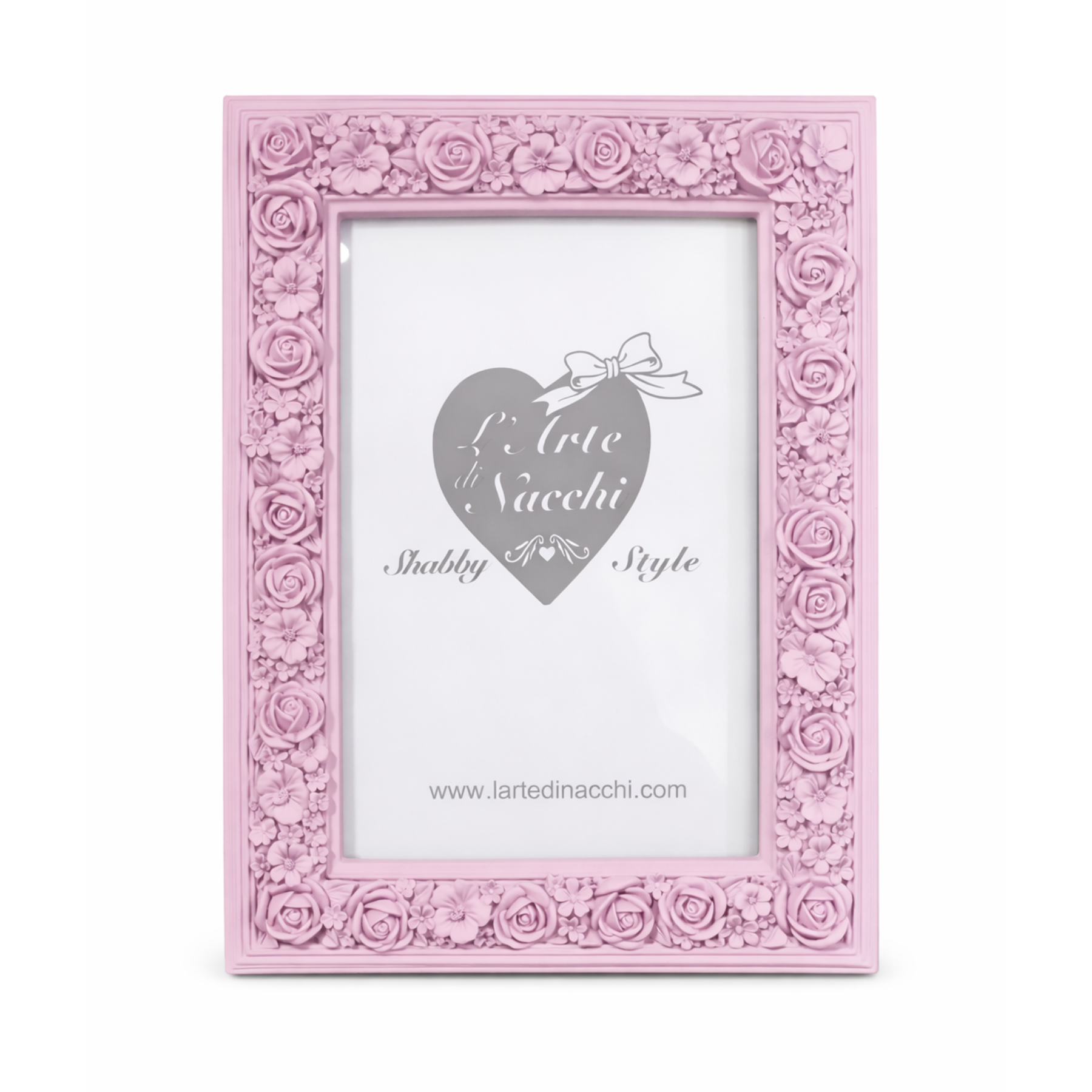 Portafoto Rettangolare Roselline Nacchi