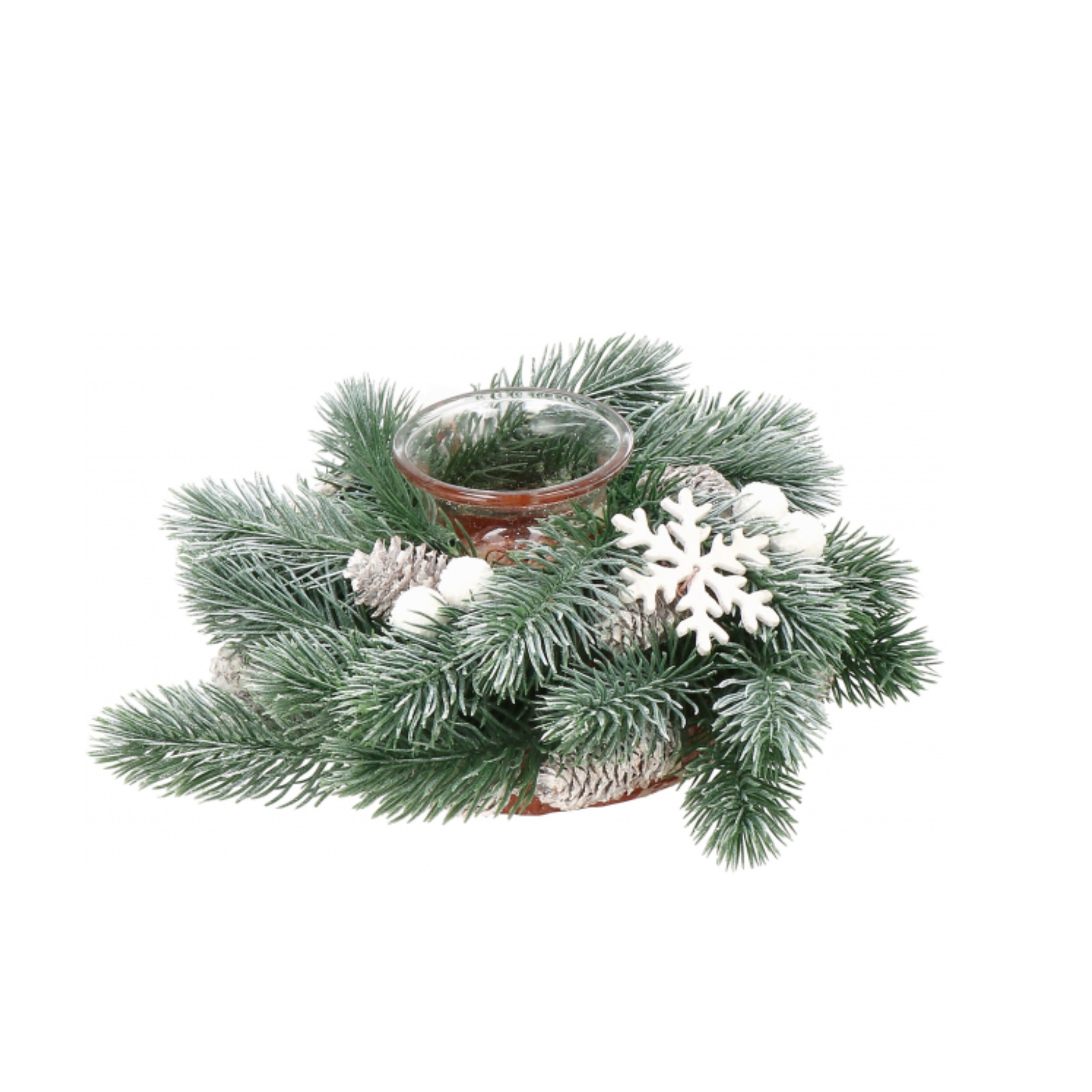 Ghirlanda Porta Tea Light Natural