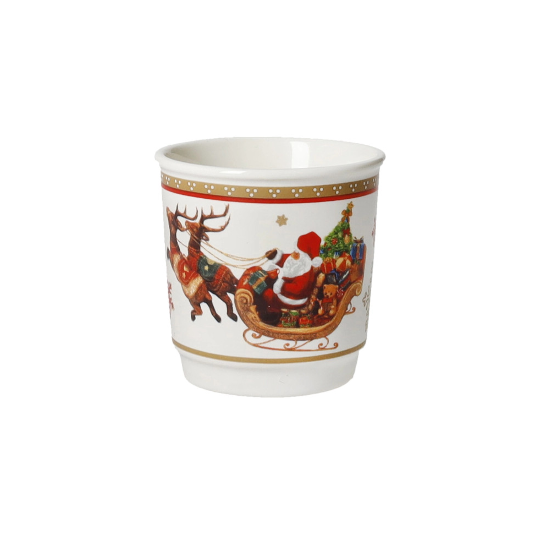 Set 4 Bicchierini Caffè Natale Brandani