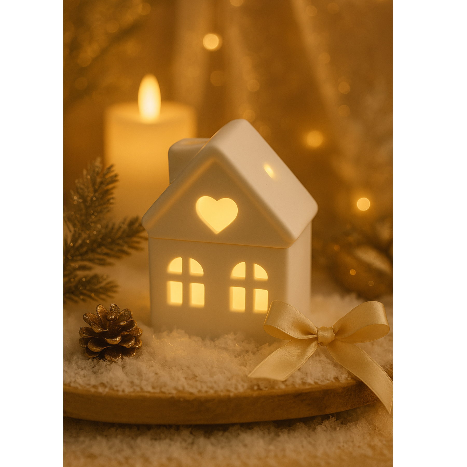 Casetta Porcellana Led