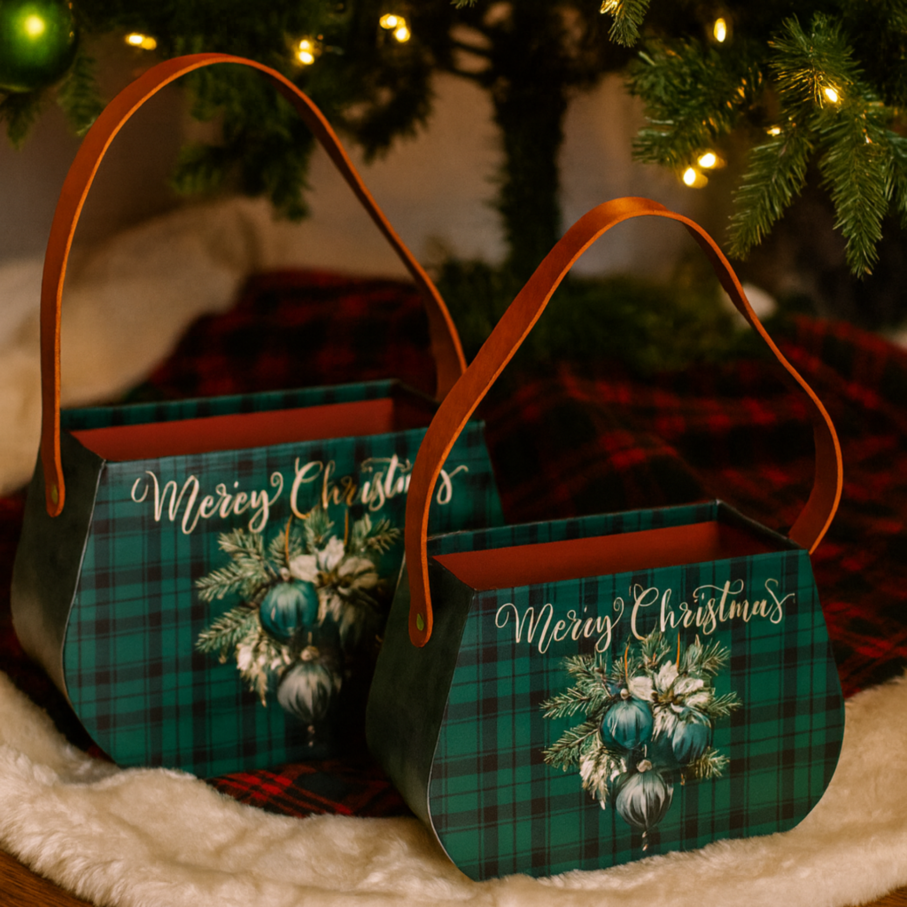 Borsetta Natalizia in Cartone