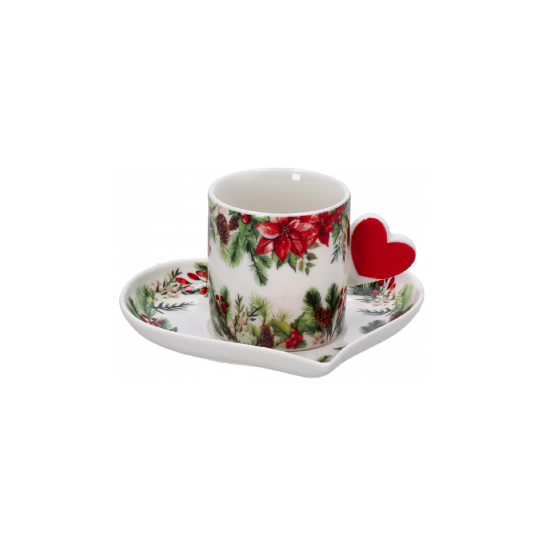 Tazzina da Caffè Cuore Classic Christmas