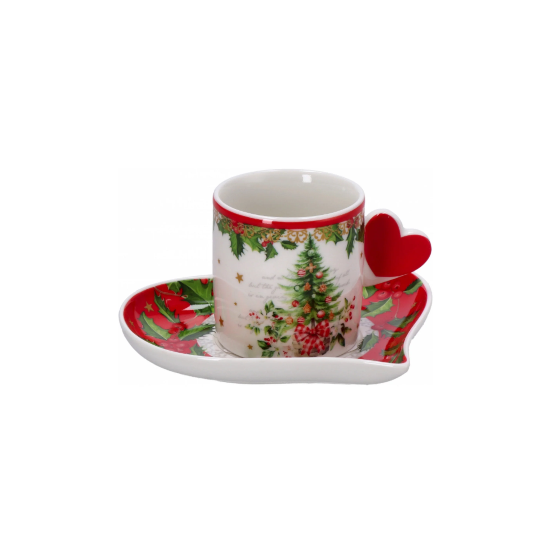 Tazzina da Caffè Cuore Classic Christmas