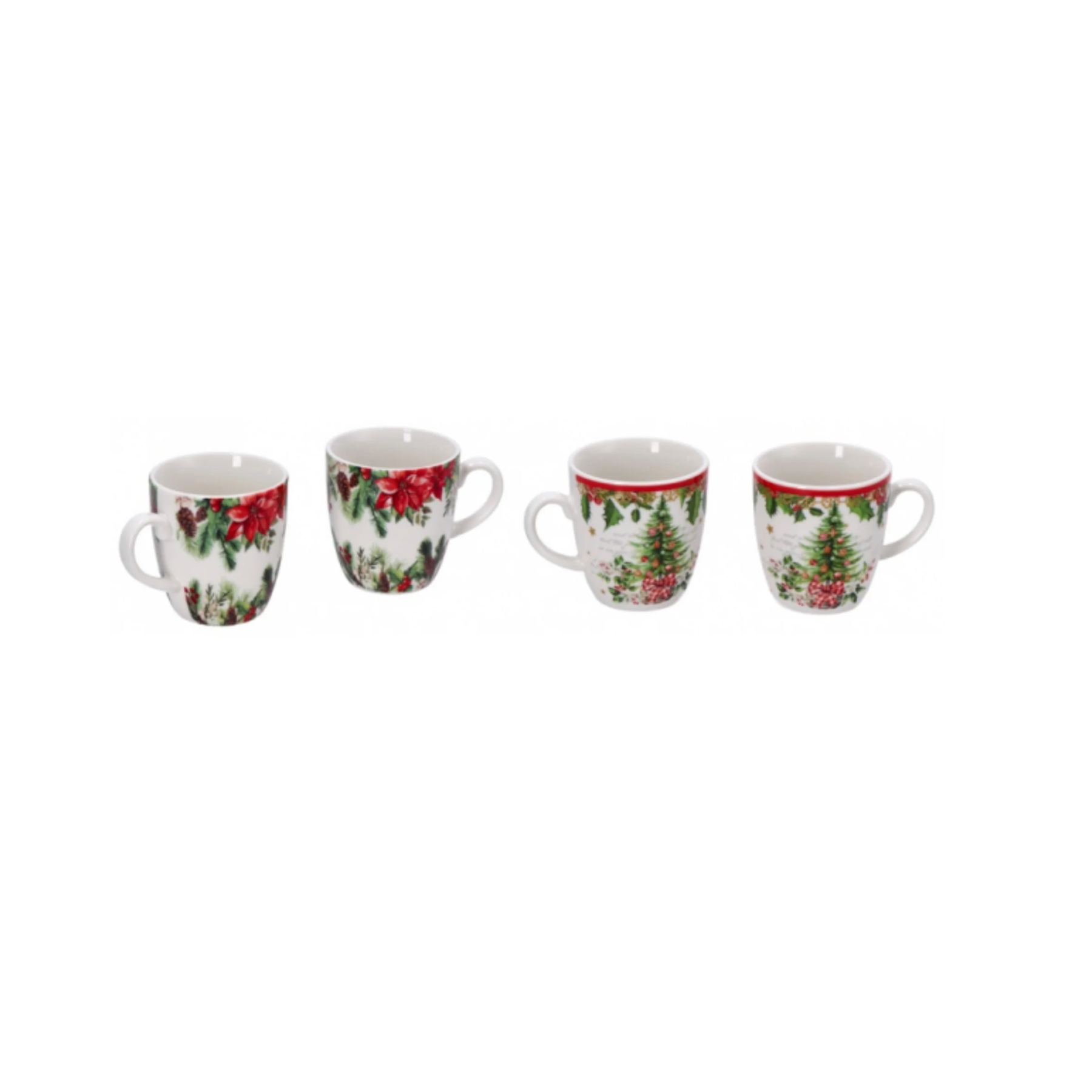 Set 2 Tazzine Classic Christmas