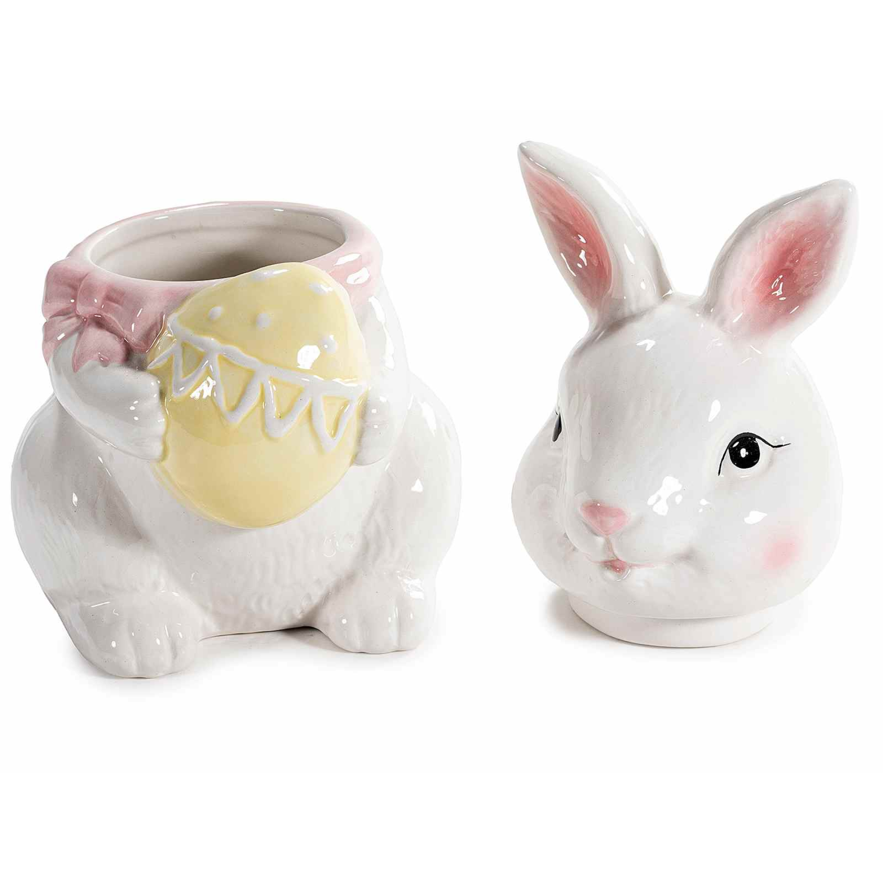 Barattolo Coniglietto Ceramica