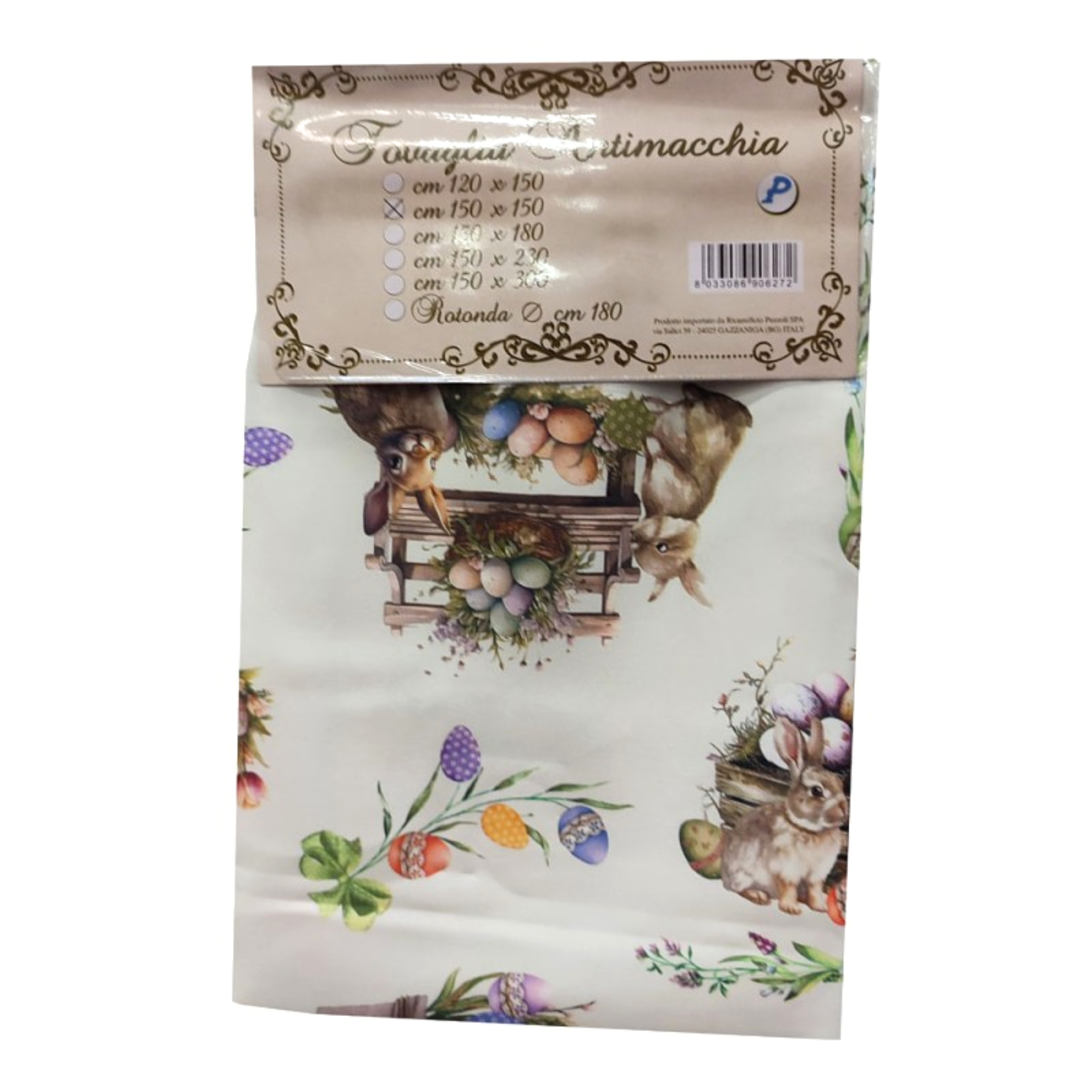 Tovaglia Antimacchia Conigli Pasquali