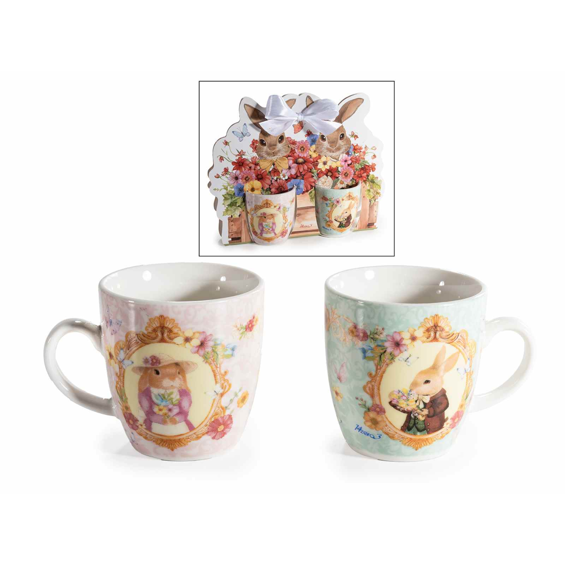 Confezione 2 Tazzine Old Bunny