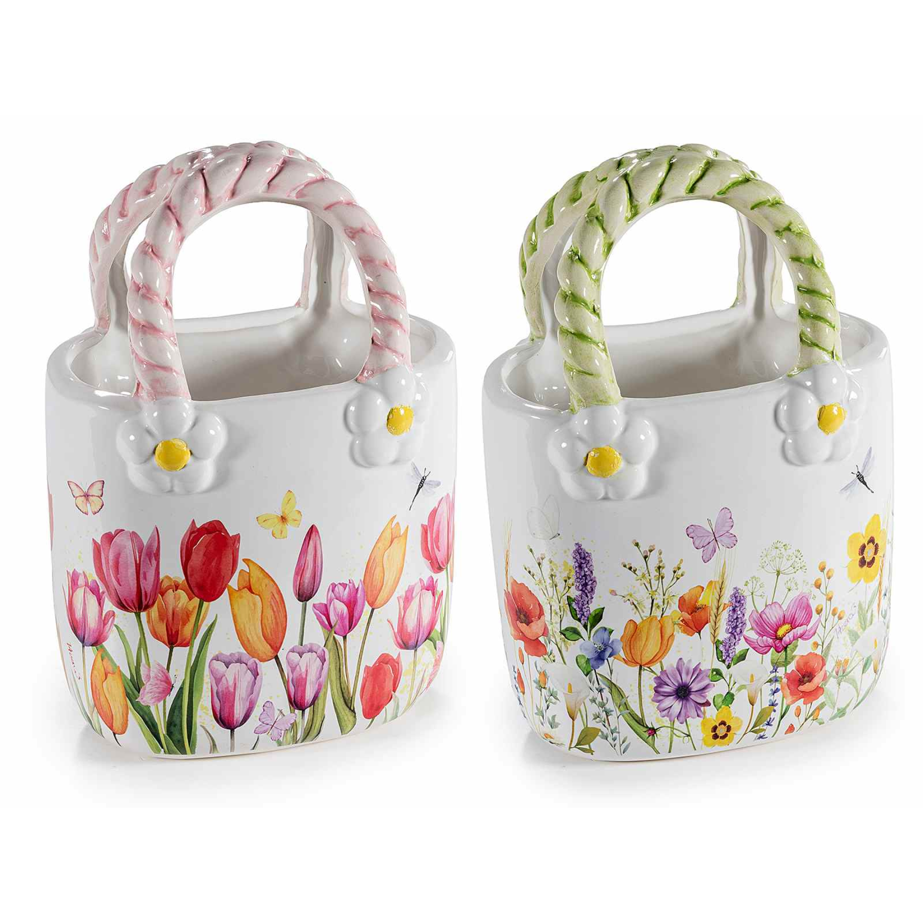 Vaso Borsetta Fiori PREORDINE
