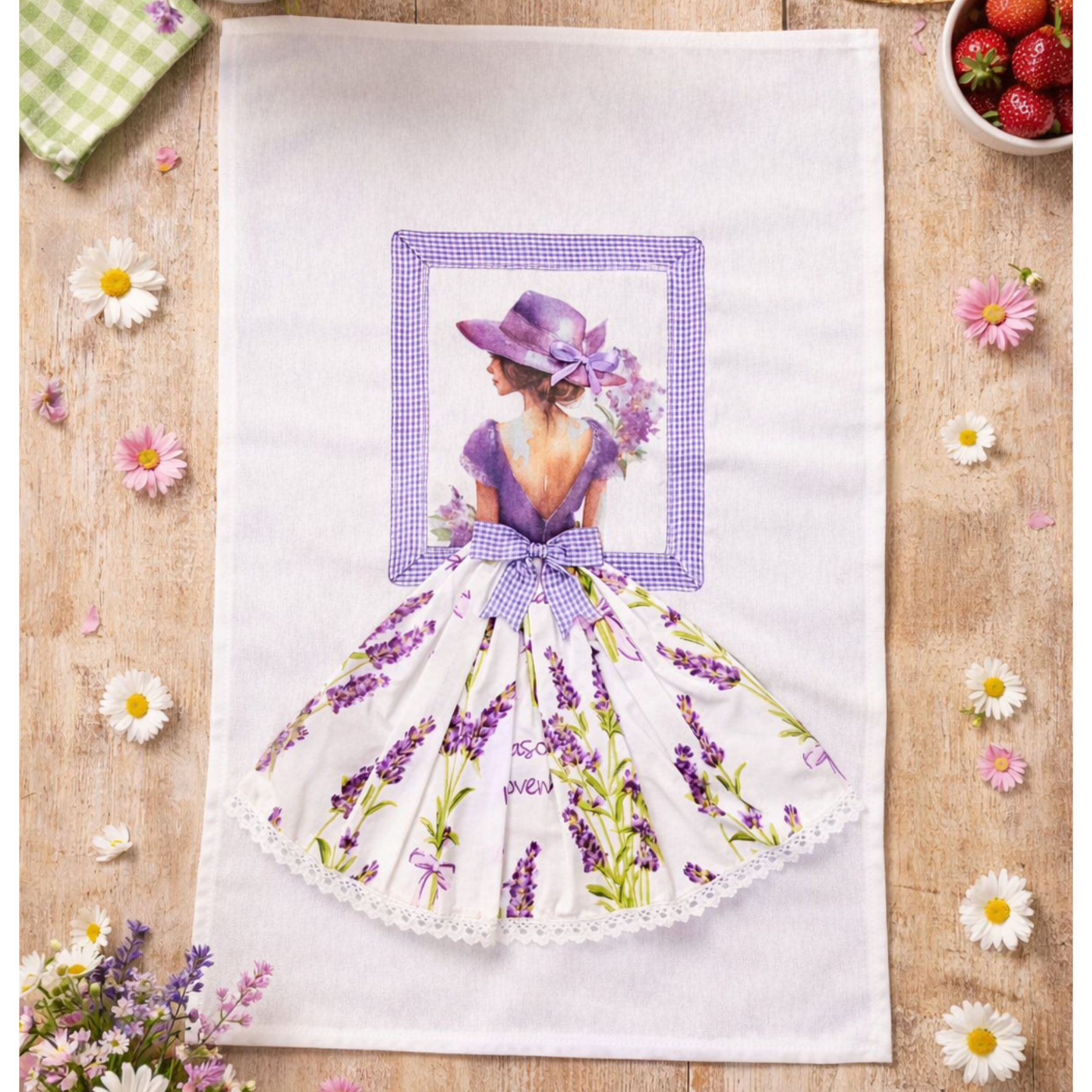 Strofinaccio Lady Flowers