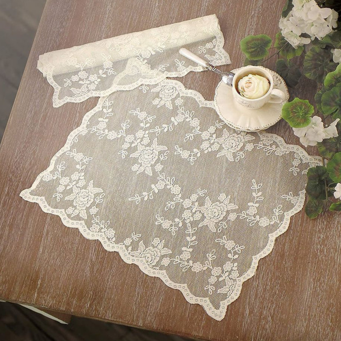 Coppia Tovagliette in Pizzo Ciel Atelier 17