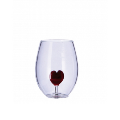 Bicchiere Cuore 3D