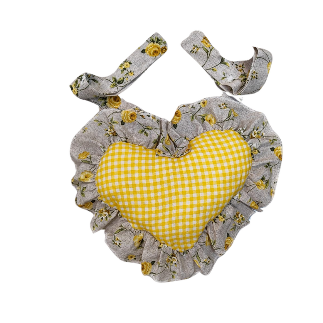 Copri Schienale Cuore Rosellina Gialla