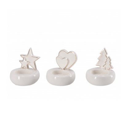 Porta Tea Light Shabby Christmas