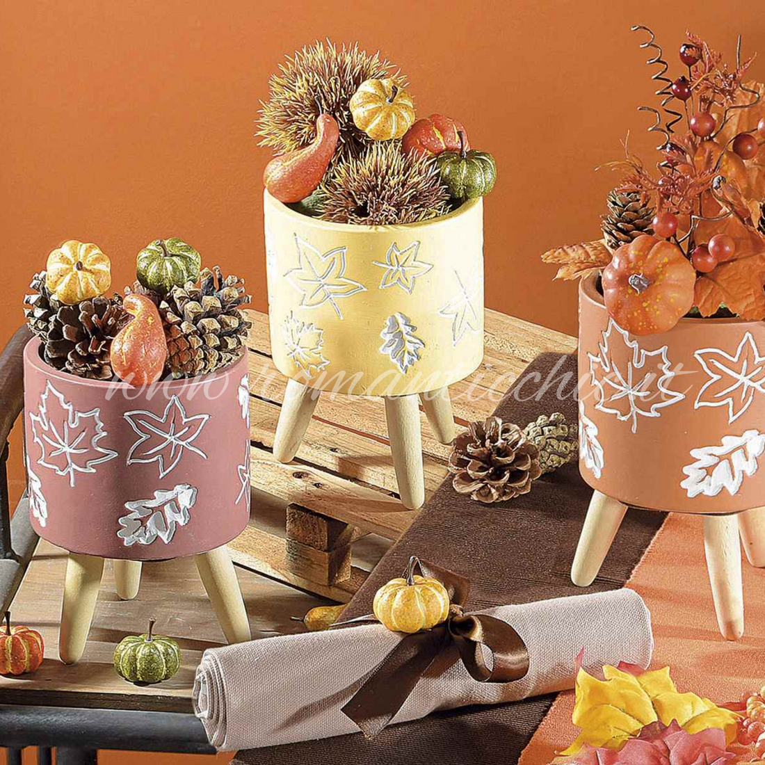 Vaso Treppiede Autunno