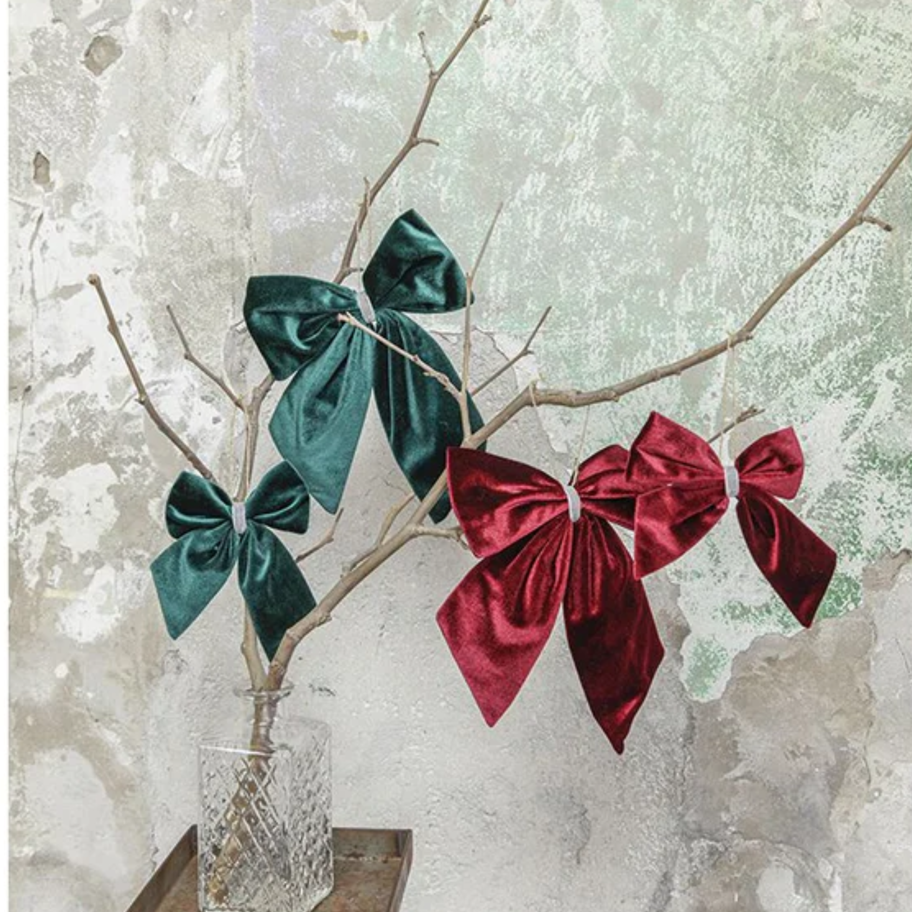 Coppia Fiocchi Velluto Atelier 17