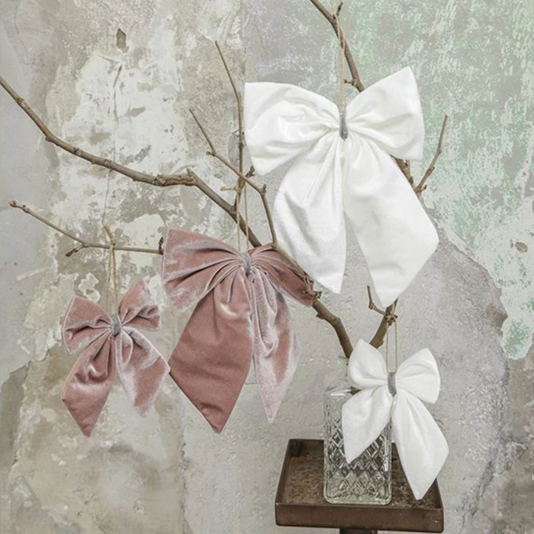 Coppia Fiocchi Velluto Atelier 17