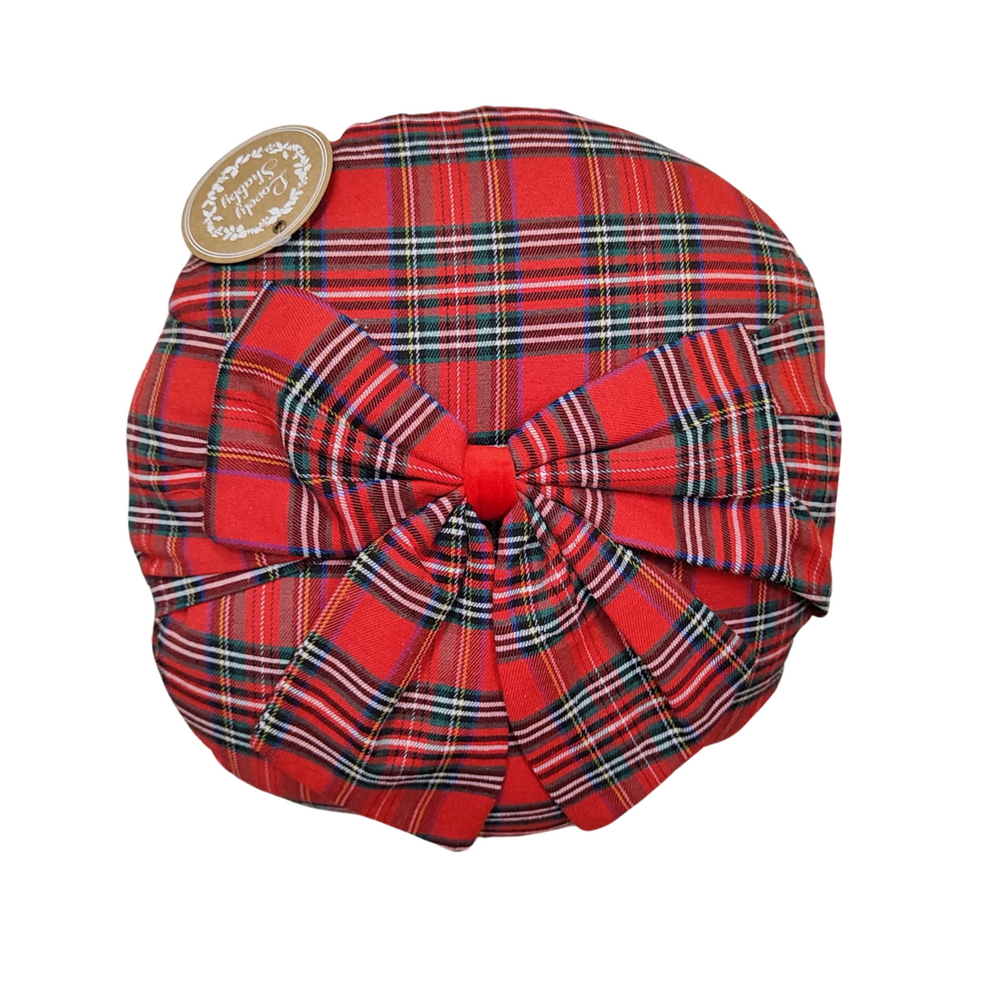 Cuscino Tartan Rotondo Lovely Shabby