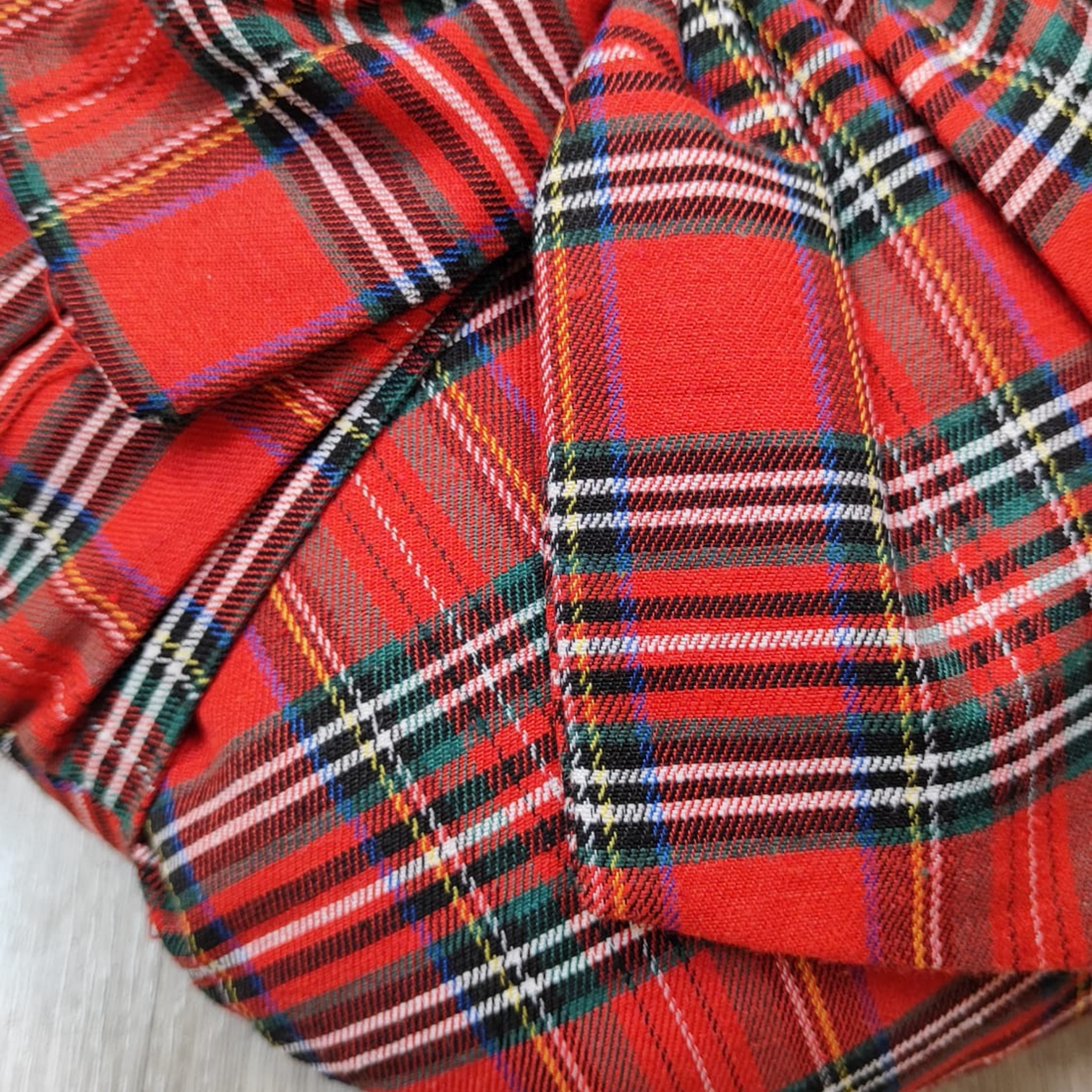 Cuscino Tartan Rotondo Lovely Shabby