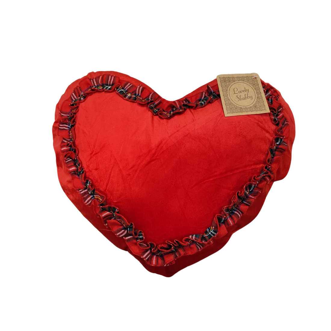 Cuscino Cuore Velluto Lovely Shabby