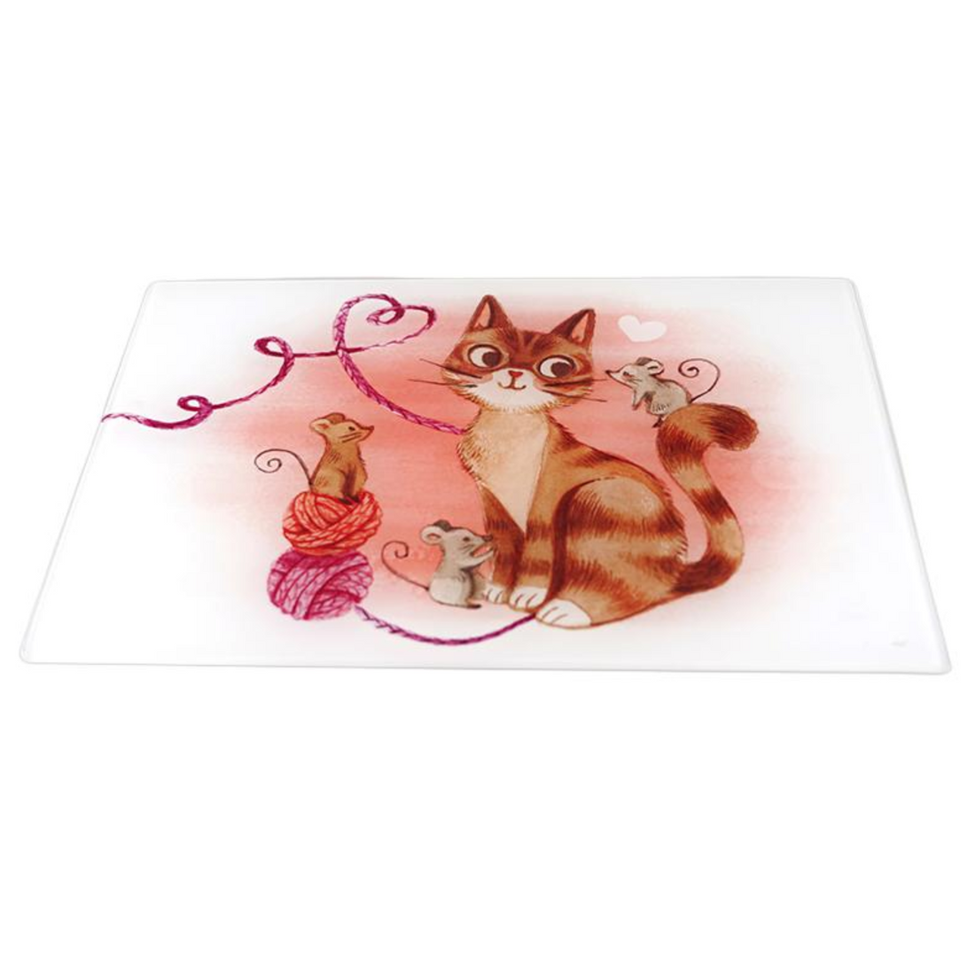 Tagliere Vetro Gattino