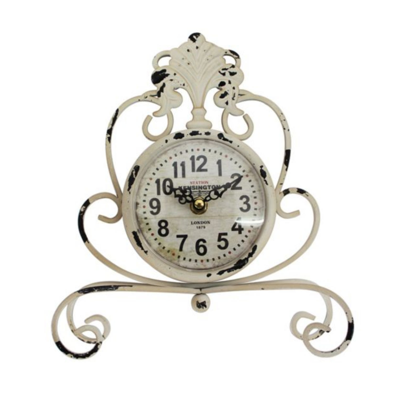 Orologio da Tavolo in Ferro Shabby