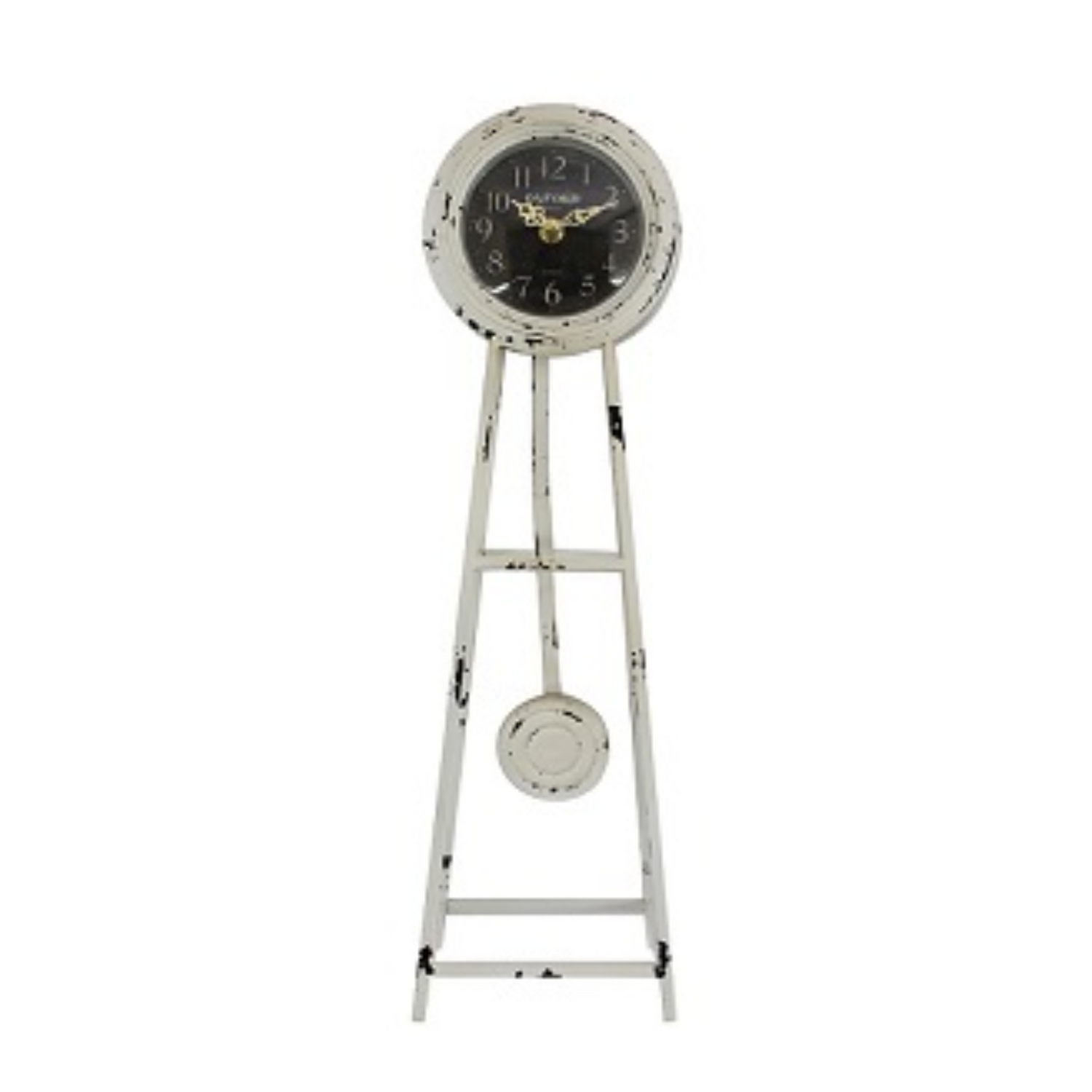 Orologio  in Ferro con Pendolo  Shabby
