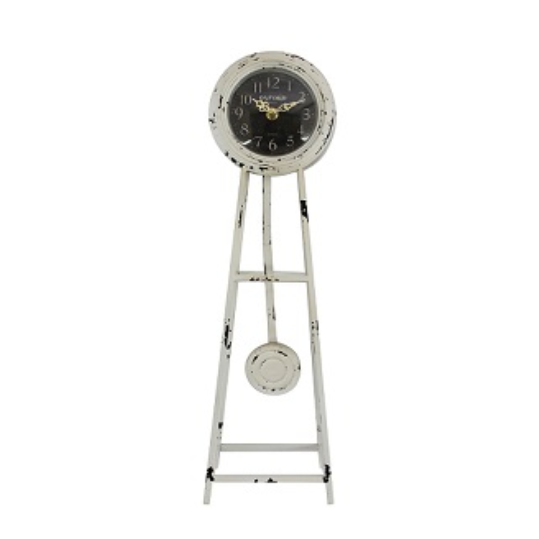Orologio  in Ferro con Pendolo  Shabby