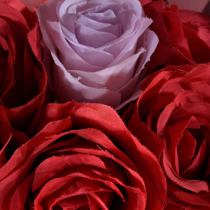 Bouquet Rose Rosse Artificiali