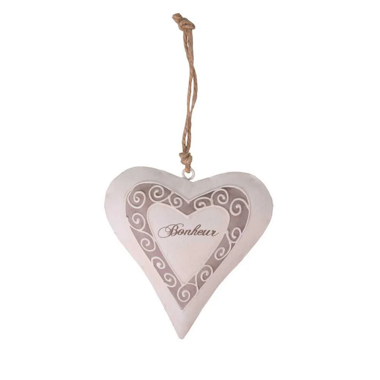 Cuore Decorativo in Metallo Antic Line