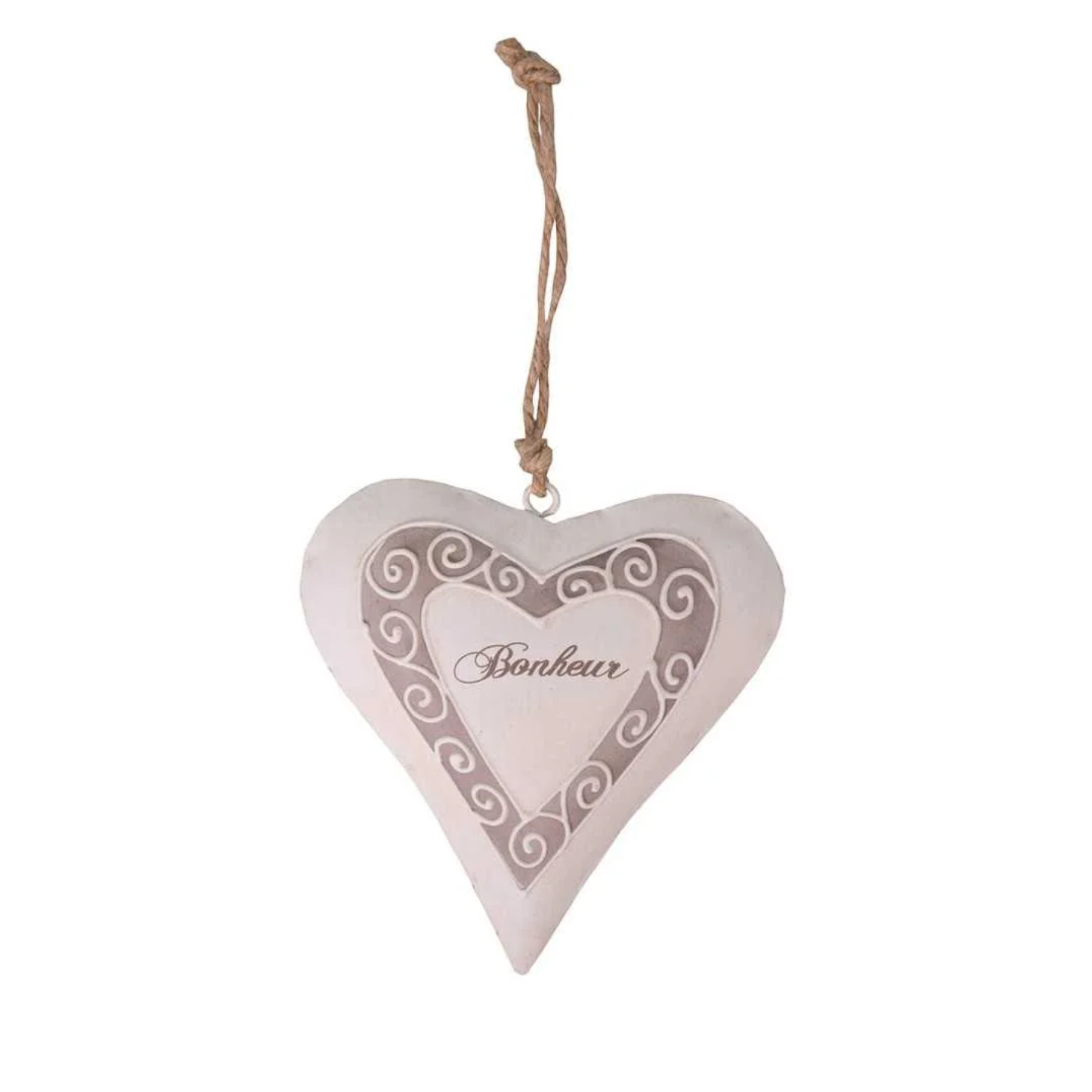Cuore Decorativo in Metallo Antic Line