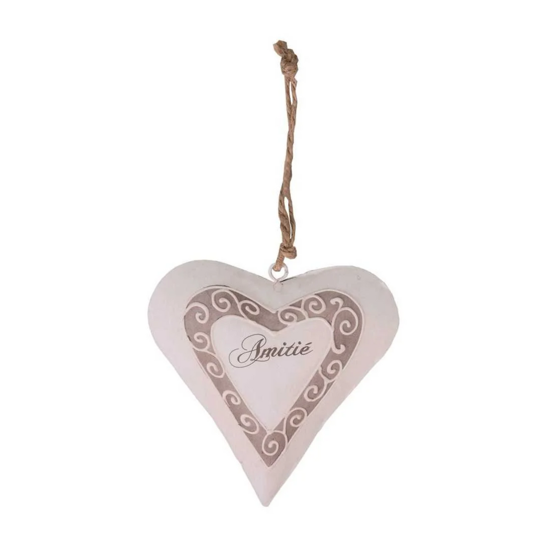 Cuore Decorativo in Metallo Antic Line
