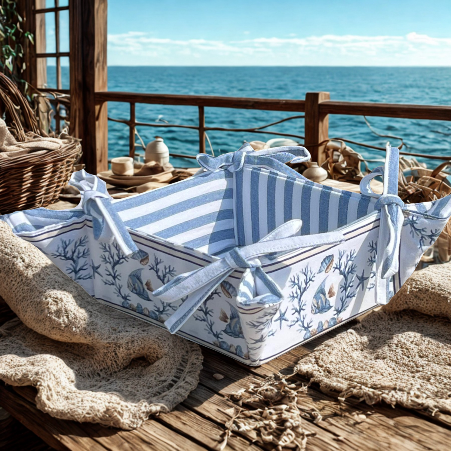 Cestino Mare Blu