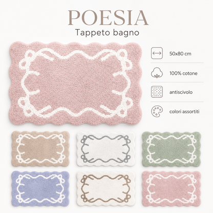 Tappeto Bagno Poesia Lovely Shabby