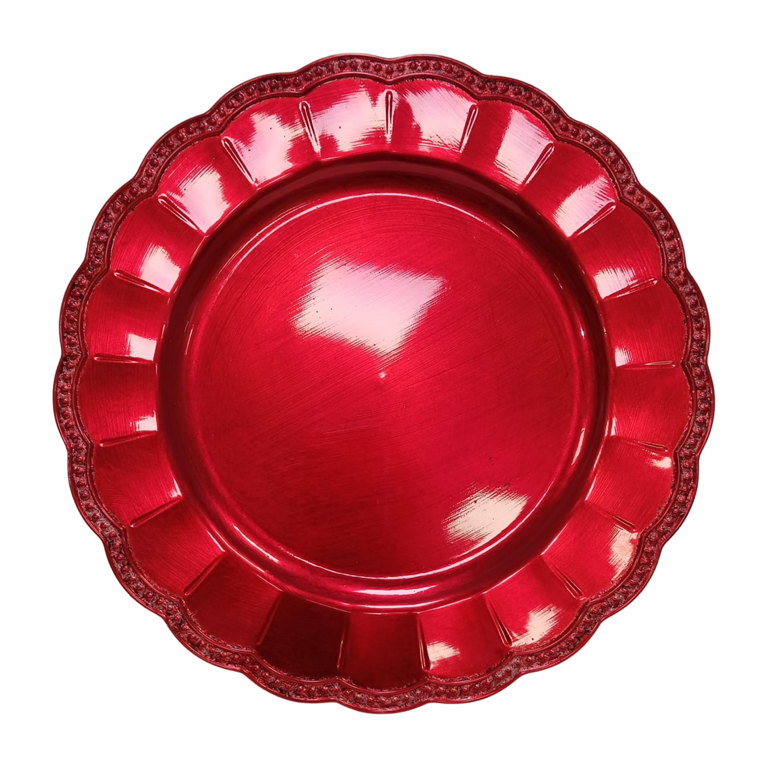 Sottopiatto in Plastica Rosso