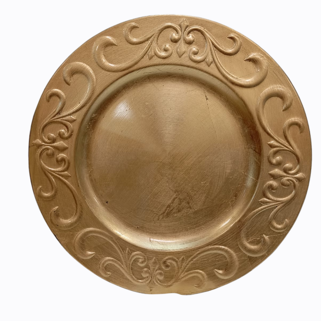 Sottopiatto in Plastica Oro