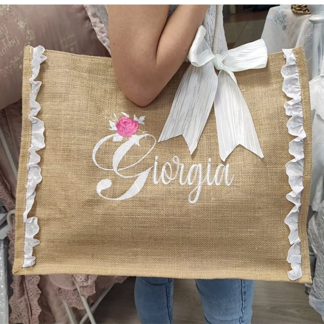 Romantic Bag Borsa in Juta