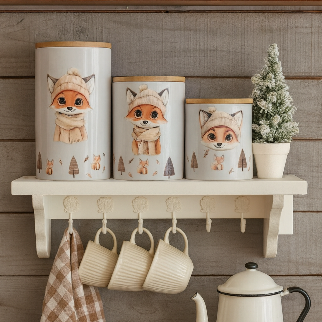 Barattolo Volpe Ceramica