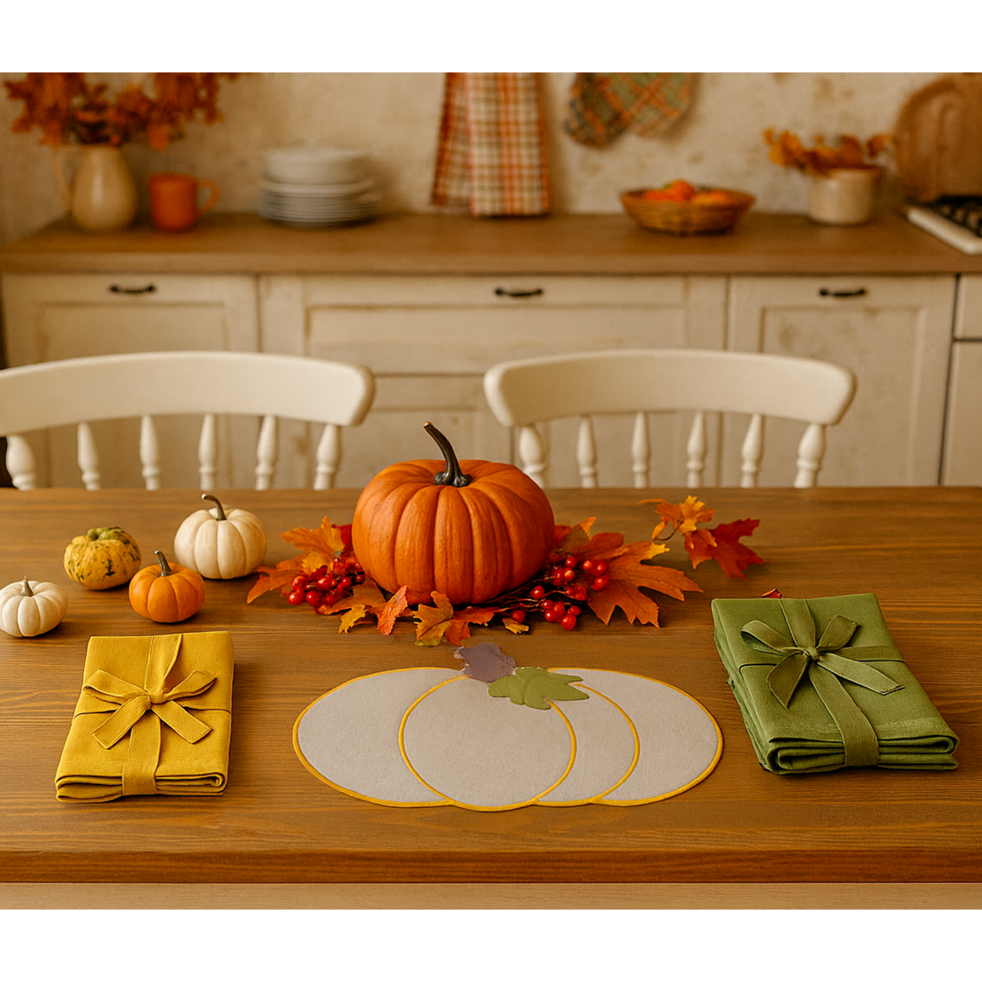 Set 4 Tovaglioli Autunno