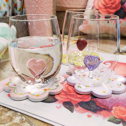 Bicchiere Cuore 3D