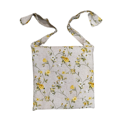 Cuscino Sedia Roselline Gialle
