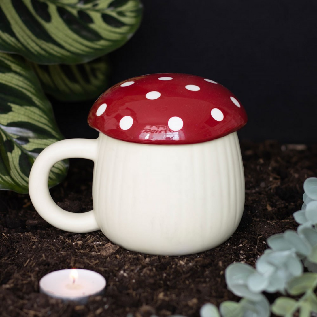 Mug Fungo con Coperchio